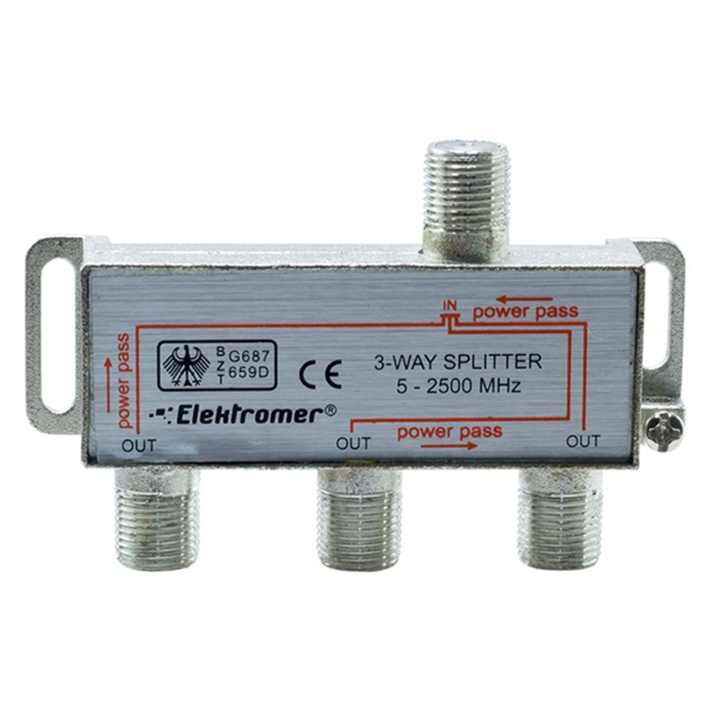 Splitter 1/3 bölücü 5-2400 Mhz 170002