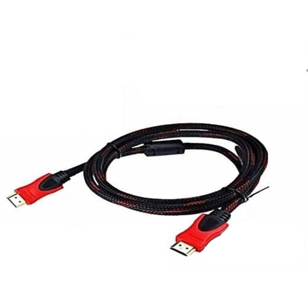 ALTIN UÇLU HDMI KABLO İP ÖRGÜLÜ 1,5 Metre 246010