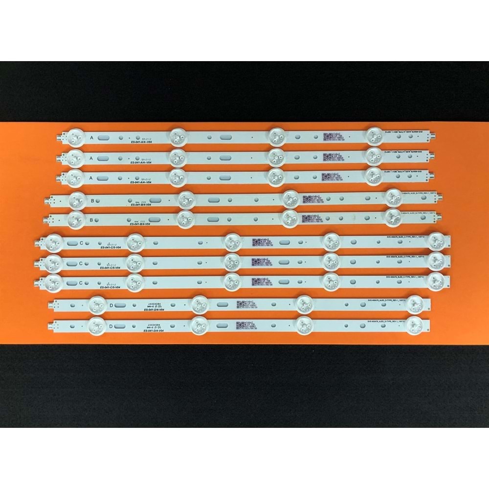 Sunny Tv LED BAR Takım 10 lu takım A B C D uyumlu tv kodları 40PFL3107, SN040DLD12AT022-SMF, AX040DLD12AT022-TMF, SN040DLD12AT022-TFM 34533 34534 34535 34536 284106-A7
