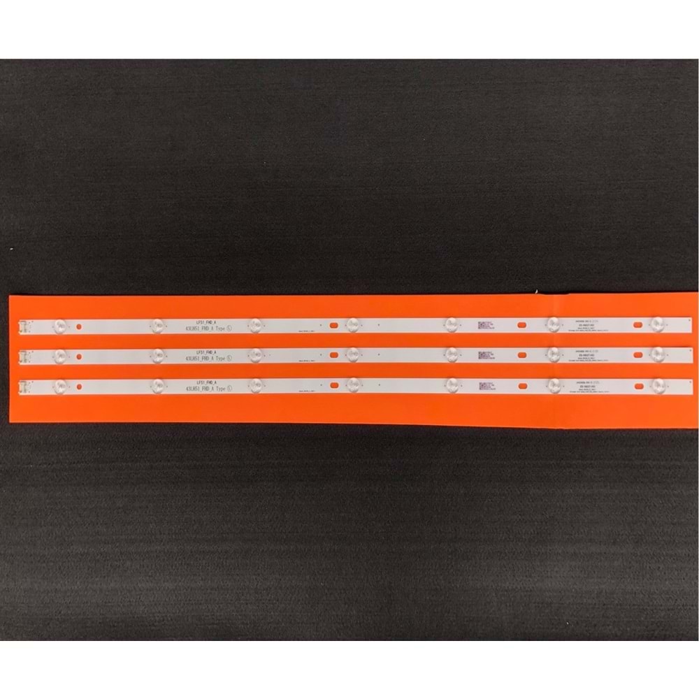LG Tv LED BAR 6 lı takım 3x38,6cm 3x48,2cm uyumlu tv kodları 43LH5700 N6ZA 2401B 00433 , EAV6 3192 707 43LH51_FHD 284133-B17