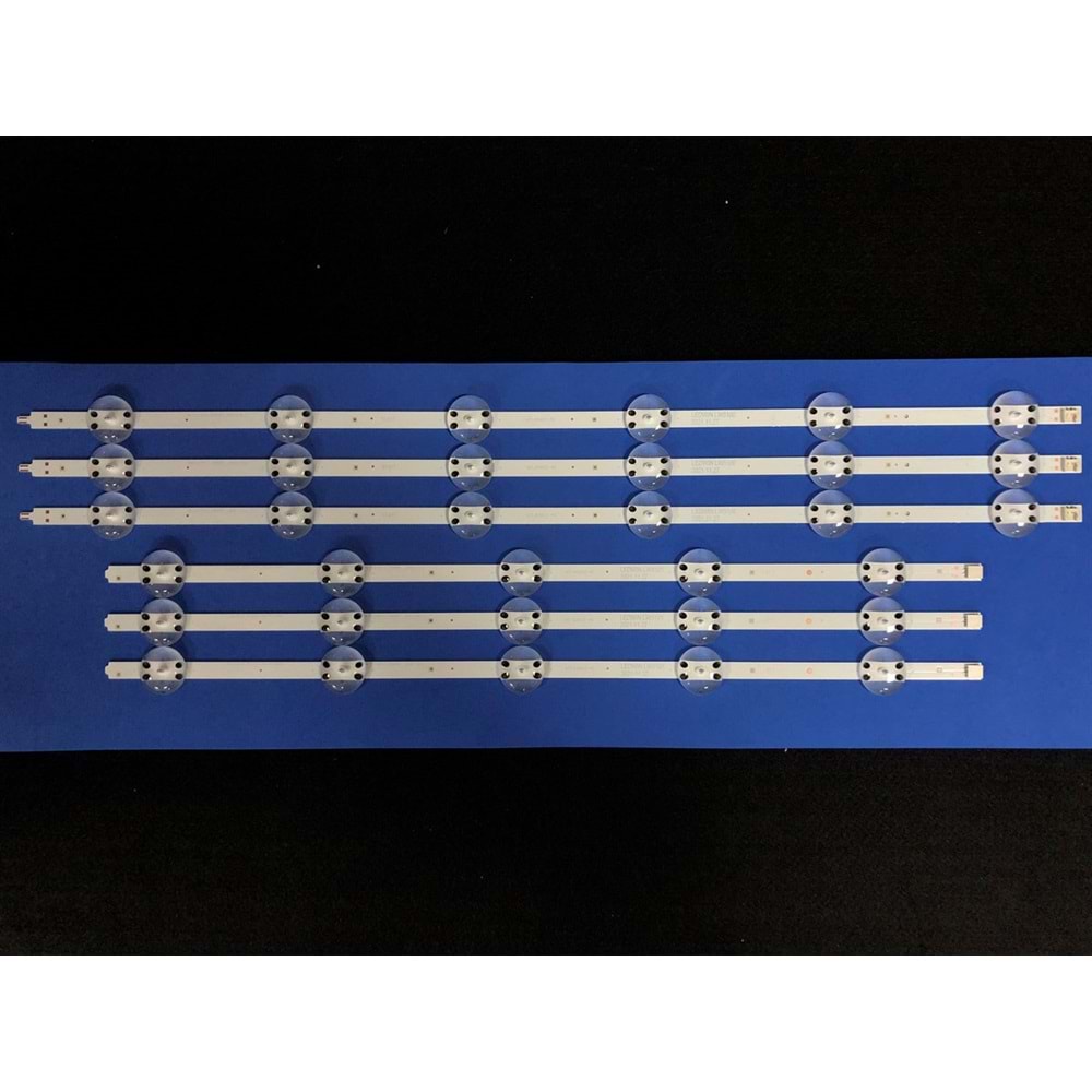 ARÇELİK BEKO ALTUS Tv LED BAR 55 inç 6 lı takım 3x61,7cm 3x51,1cm uyumlu tv kodları WCL60602-AC , WCF-60602-AC , L4_CLA_WCF_E5_FAM_L5_R1.0 , L4_CLA_WCF_E5_FAM_R6_R1.0 , LM41-00655A , LM41-00656A ARÇELİK A55L 8900 LED BAR 284137-c9