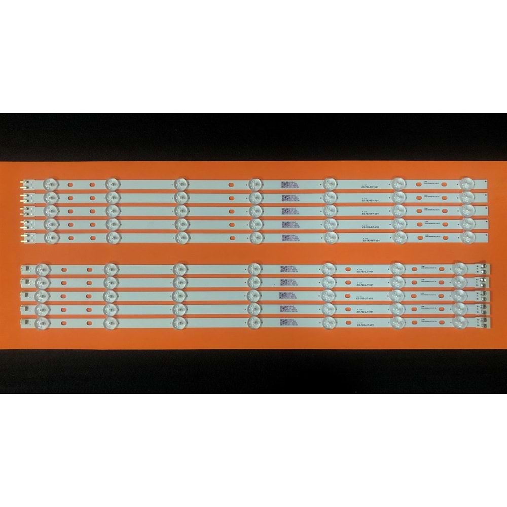 Samsung Tv LED BAR 55 inç 10 lu takım 54,6cm 5x54,4cm uyumlu tv kodları D3GE-550SMB-R0, D3GE-550SMA-R1, BN96-28772A, BN96-28773A, CY-DF550CSLV1H, SAMSUNG 55H6273 UE55H6273 284148-F12