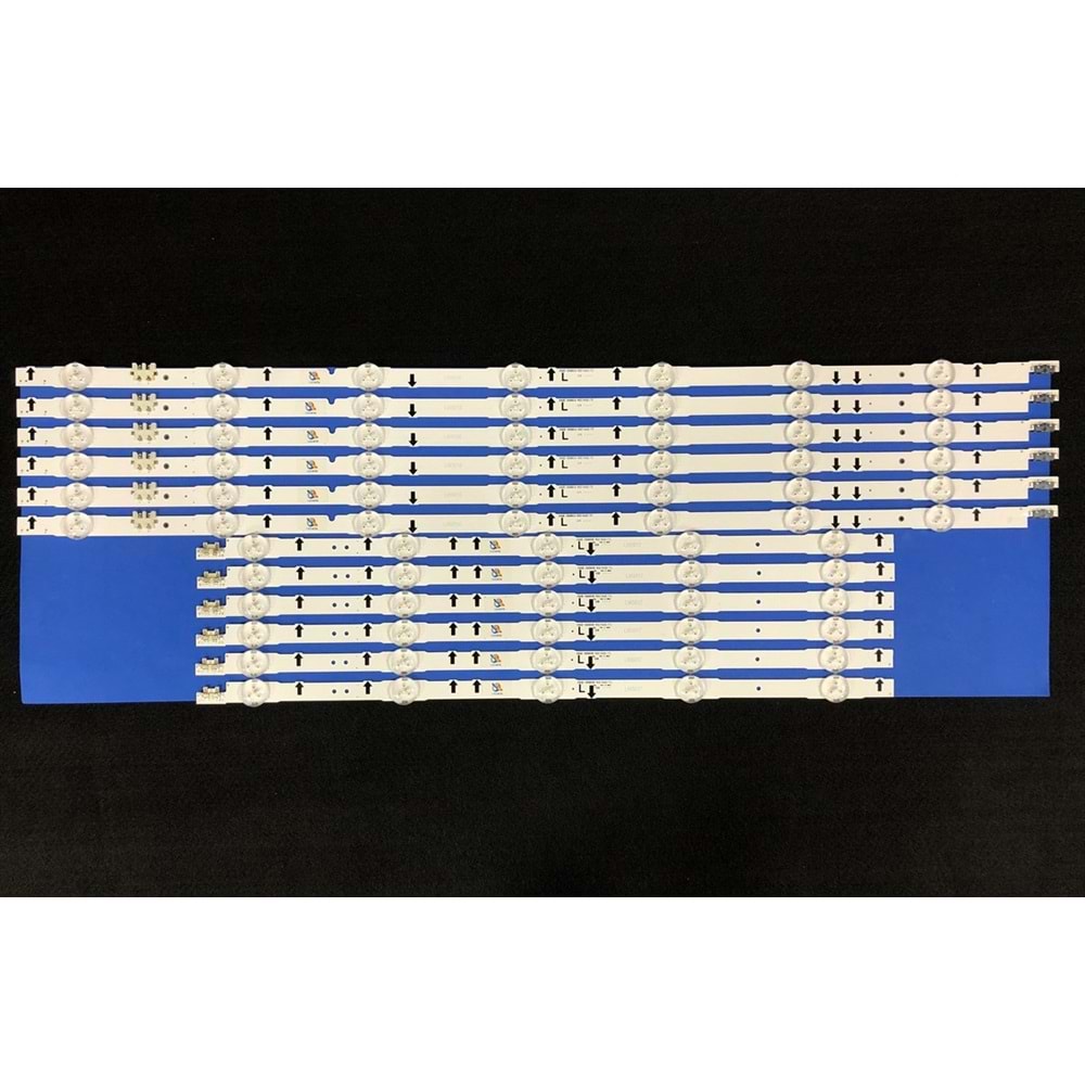 Samsung Tv LED BAR 55 inç 12 lu takım 6X70,6cm 6x47,6cm uyumlu tv kodları UE55H6500AL/UE55H6290/UE55H6270/UE55H6470 UE55H6470, UE55H6500, D4G-550DCA-R3, D4G-550DCB-R3 LH55DBE/UA55J5088AJ/t550HVF0/UE55H6650ATXUA A B SAMSUNG_2014SVS55_3228, 284149-F13