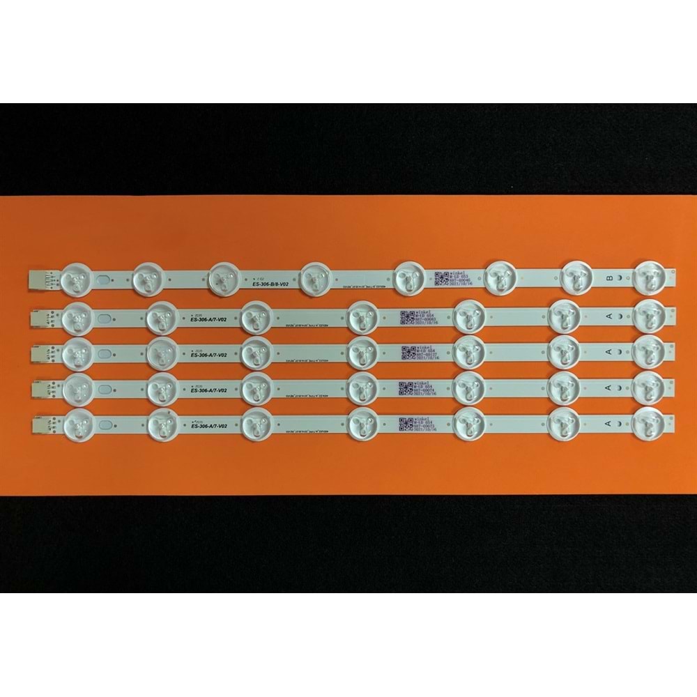 Vestel Regal Seg Hi-levelTv LED BAR 40 inç 5 li takım A-4x35,5cm B1x35,5cm uyumlu tv kodları 40NX600, 40FA3000, 40FA5050, 40FX210FM, 40FA5050 40R4010F, 40HL550, 40SD5200, 40NX590, 40SD5000, 40SD6100, 39FX410F, 40FA3000-40R2010 40FA5050 284161-E10