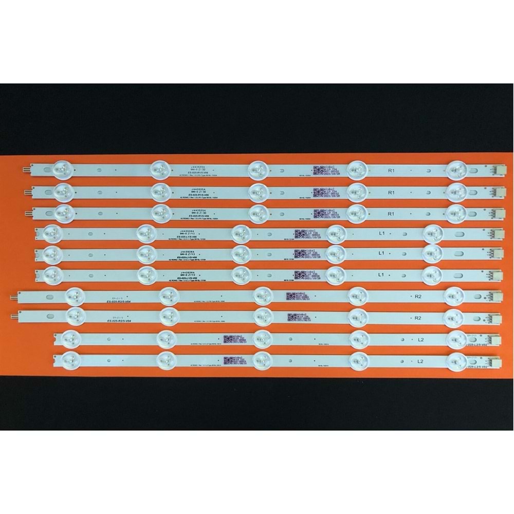 LG Tv LED BAR 42 inç 10 lu takım 5mR1-2x39,8cm 5mR2-2x43,2cm 5mL1 3x41,3cm 5mL2 3x41,9cm uyumlu tv kodları 42LA6200-42LP360C-CA 42LA613 42LA620S 42LN5700 42LN541 42LN549 42LN5300 A3DF 6916L-1412A, 42LN5700 42LA6200 42LN5400 42LN5403 284189-B16