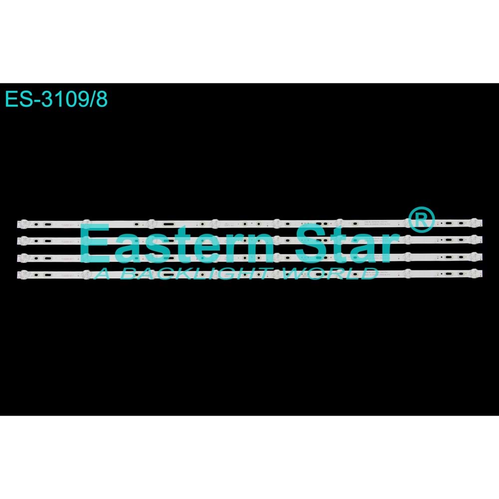 Yumatu 39 inç Tv LED BAR inç 4 lÜ takım 8m 4x75cm uyumlu tv kodları SJ.YM.D3900402-2835HS-M 1.14.MD390028 284197-H5