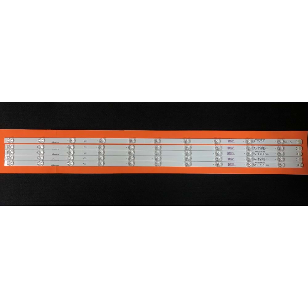 Vestel Tv LED BAR 43 inç 5 li 10m 82,6 cm takım uyumlu tv kodları 43FA8500 43FA9000 43TF8060 VES430UNSL-3D-U01 430DLED-SLIM-A-TYPE 430DLED-SLIM-B-TYPE 284260-D1