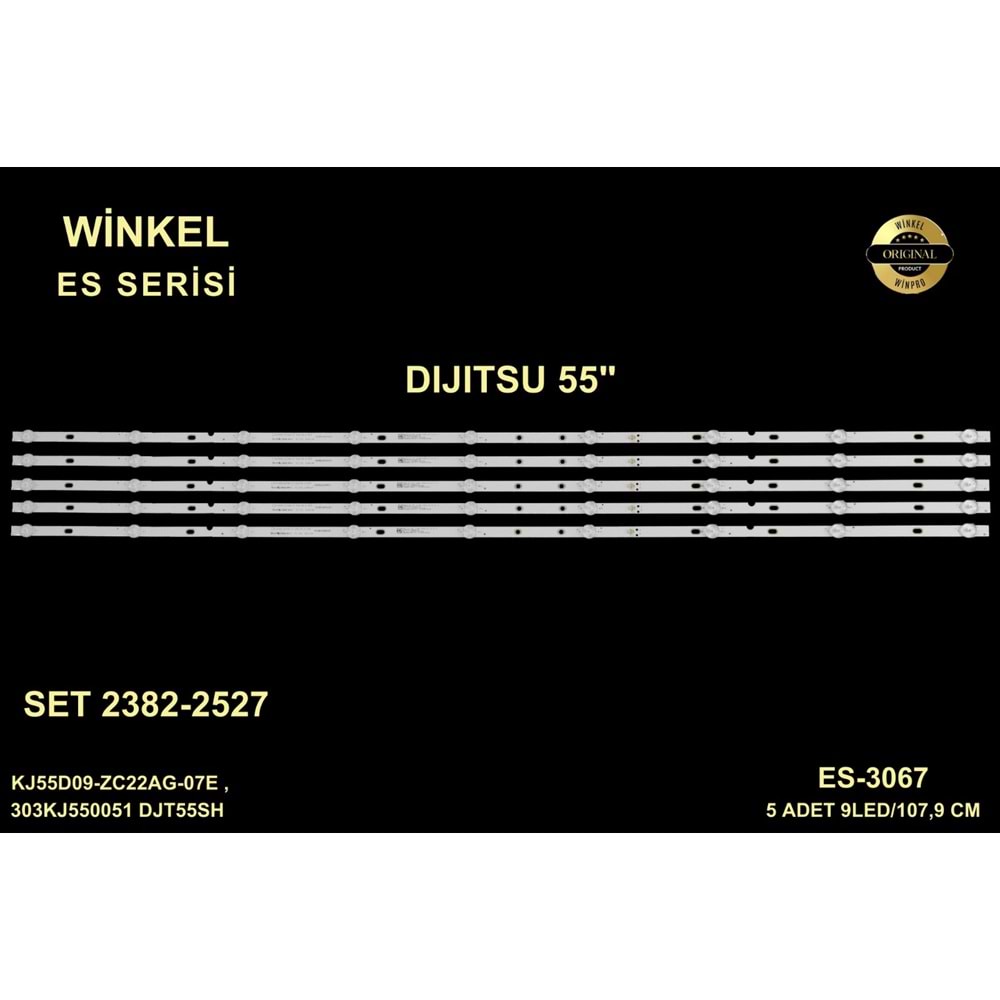 AWOX SKYTECH Tv LED BAR 55 inç 5 li uyumlu tv kodları KJ55D09-ZC22AG-07E , 303KJ550051 E DJT55SH djt55sh led bar ST-5530US 284293- H11