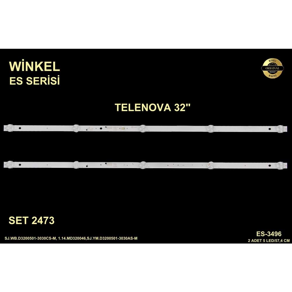 Telenova 32inç 2x57,4cm 5 mercek tv ledi led bar 284329-L17