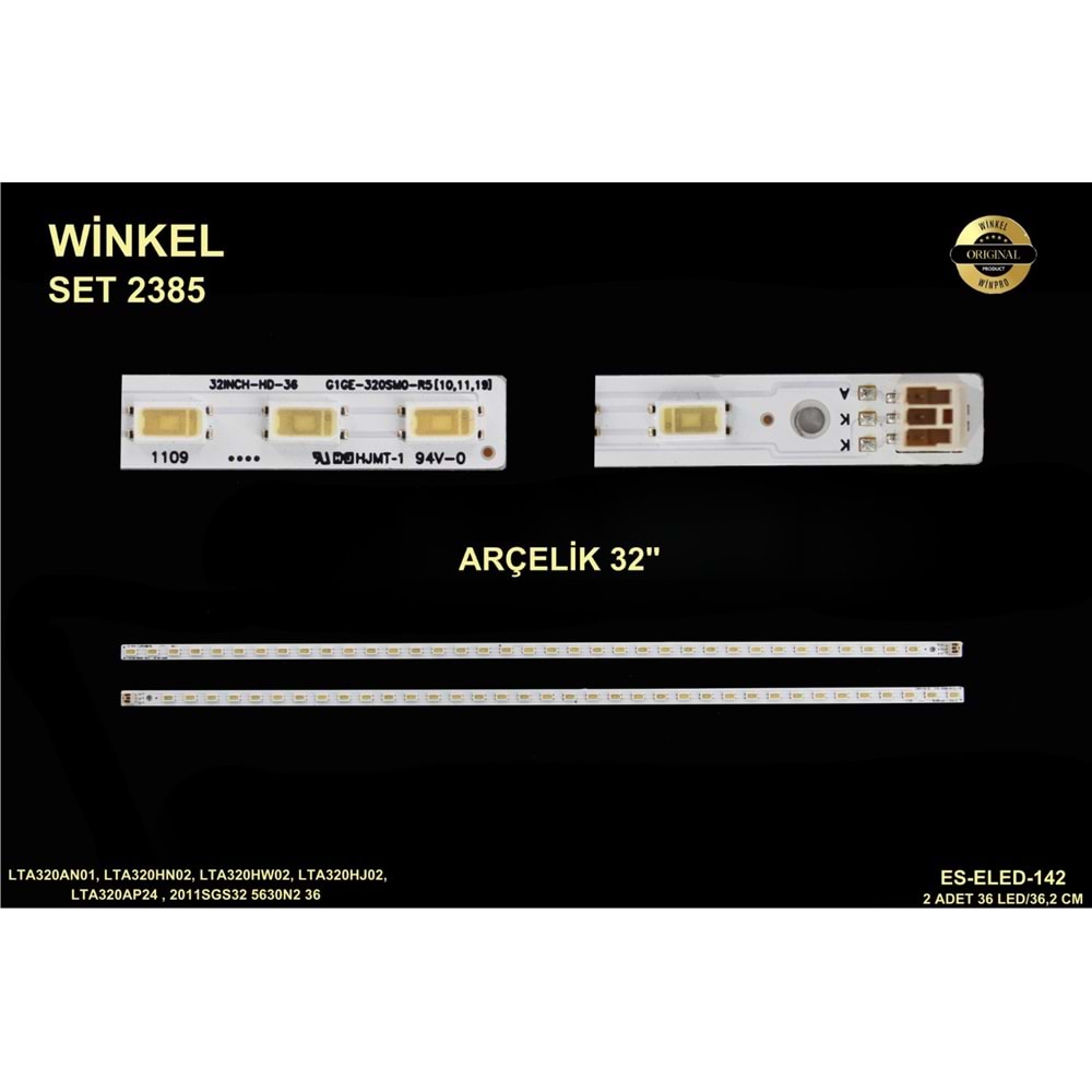 Arçelik Beko slim Led Bar 32 inç 2x36,2cm 36 Ledli Tv Led Bar 284347-Y15