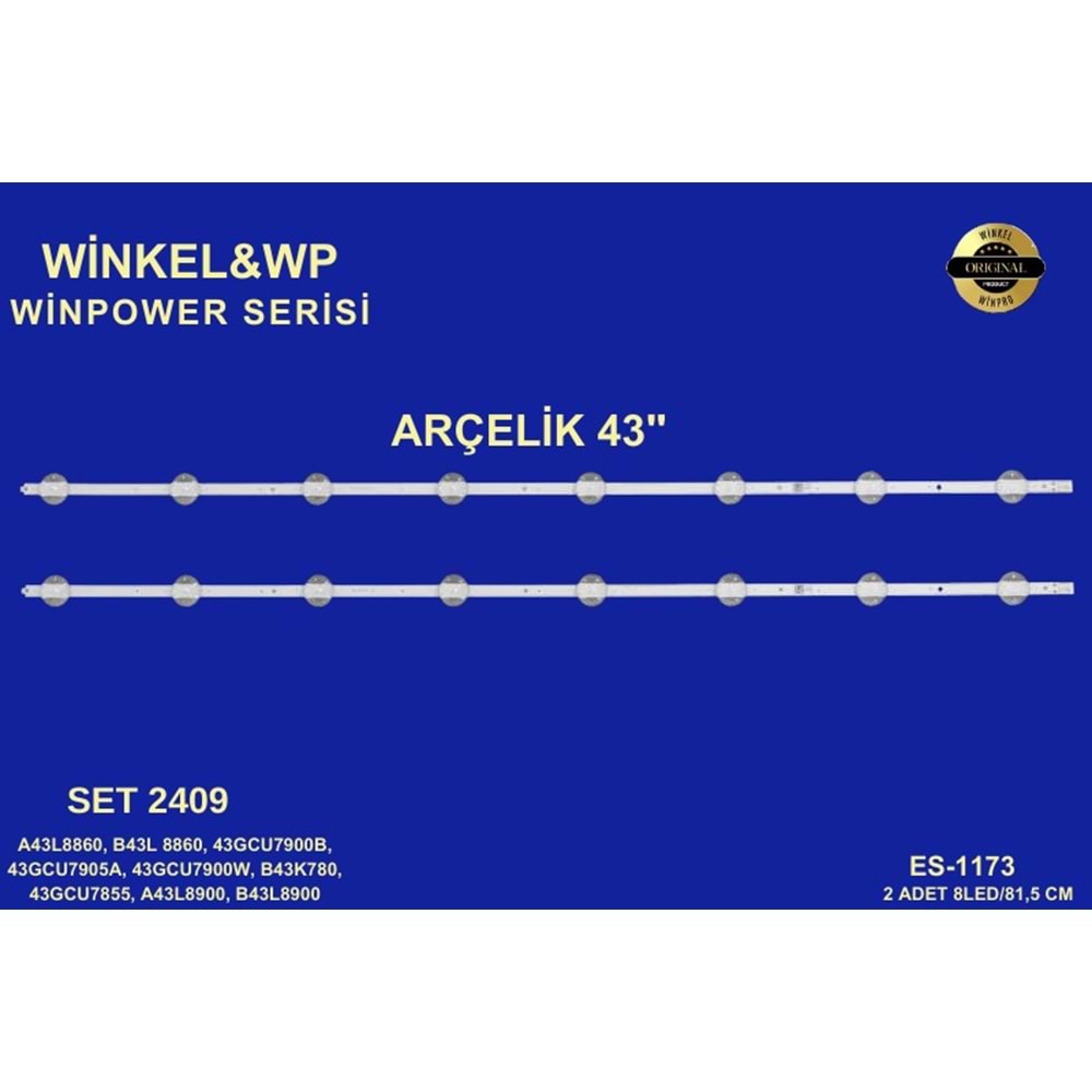 Arçelik Beko Tv LED BAR 43 inç 2 li Takım 2 X 81,5 CM 8 Mercek 284462-N22