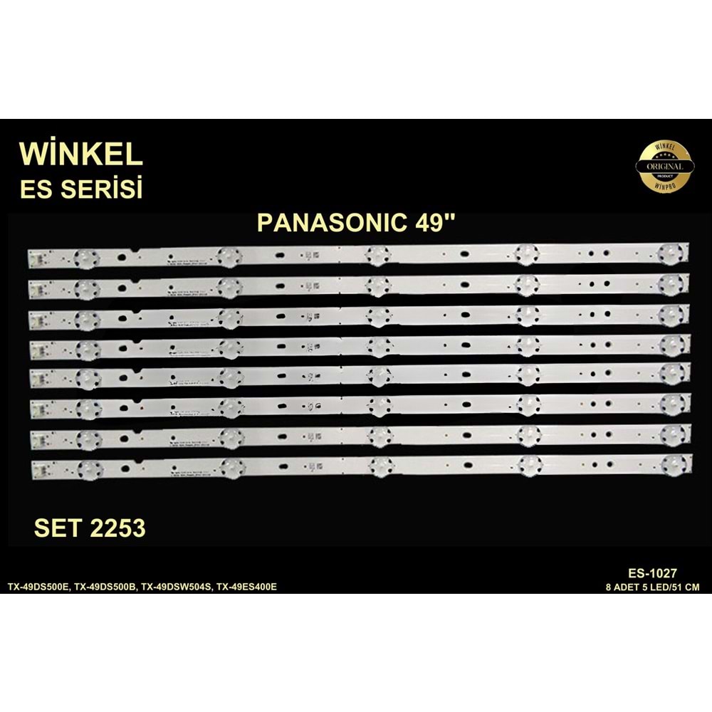 Panasonıc Tv LED BAR 49 inç 8 Li Takım 8 X 51 CM 5 Mercek 284505 - Ö15