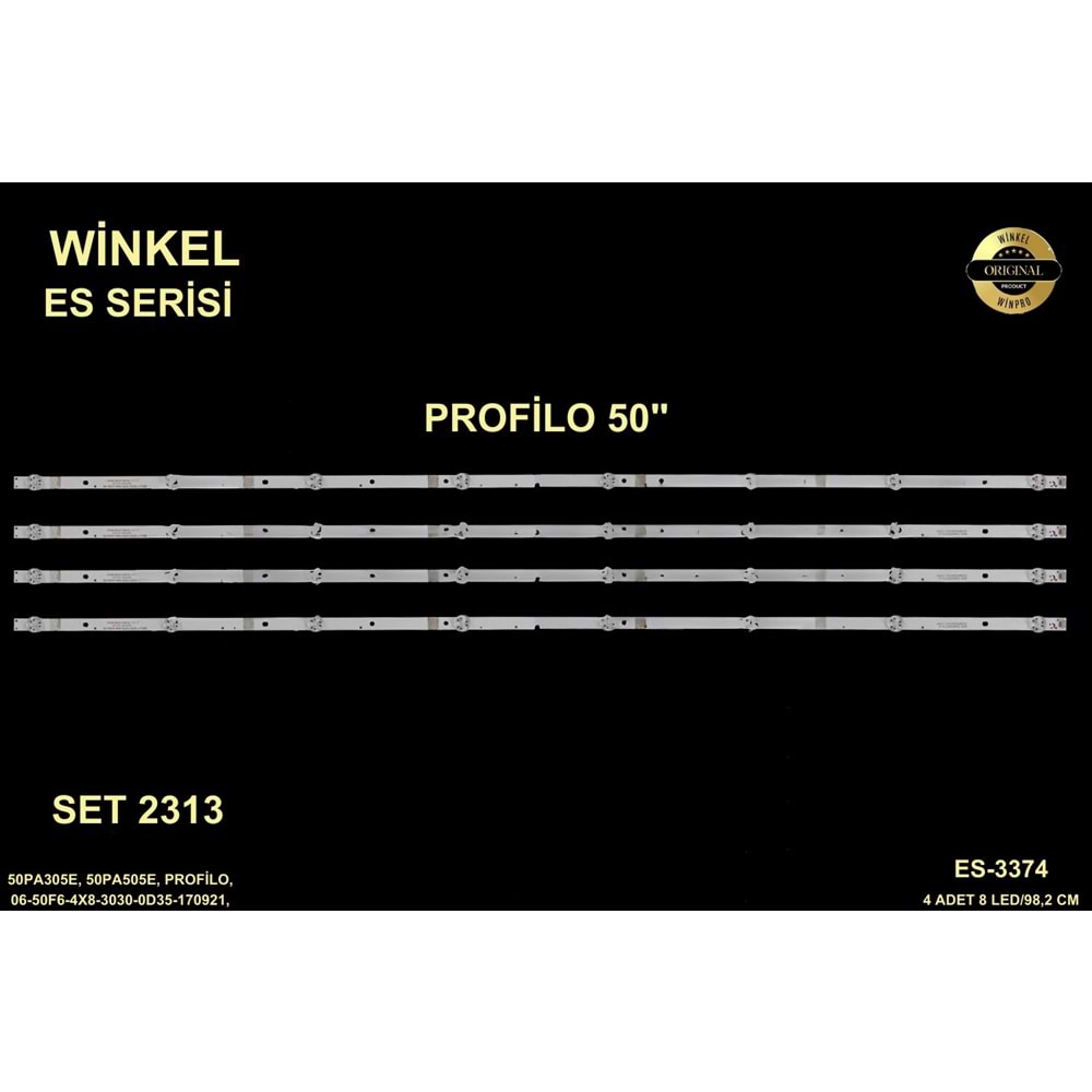 Profilo Tv LED BAR 50 inç 4 Lü Takım 4 X 98,2 CM 8 Mercek 284523 - P23