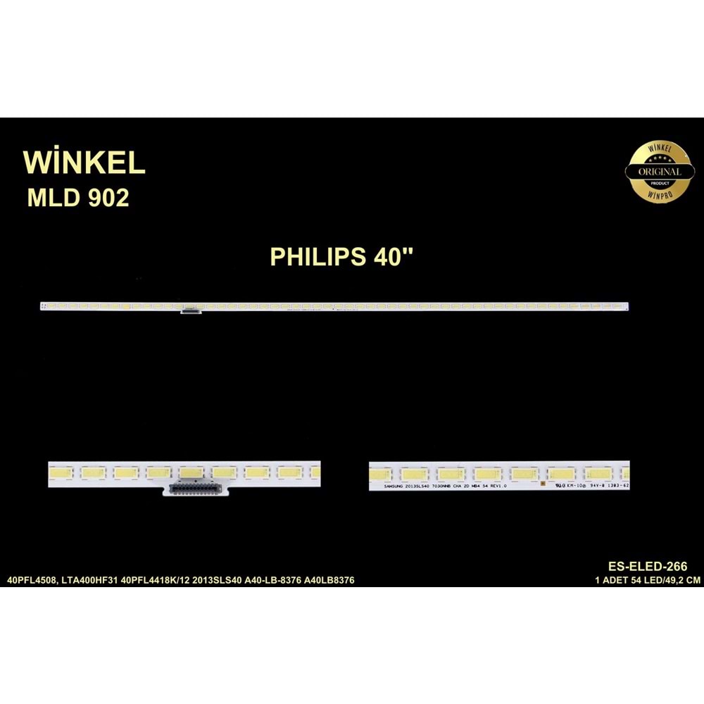 Phılıps Slim Led Bar 40 inç 1 x 49,2 Cm 54 Ledli Tv Led Bar 284596 - X19