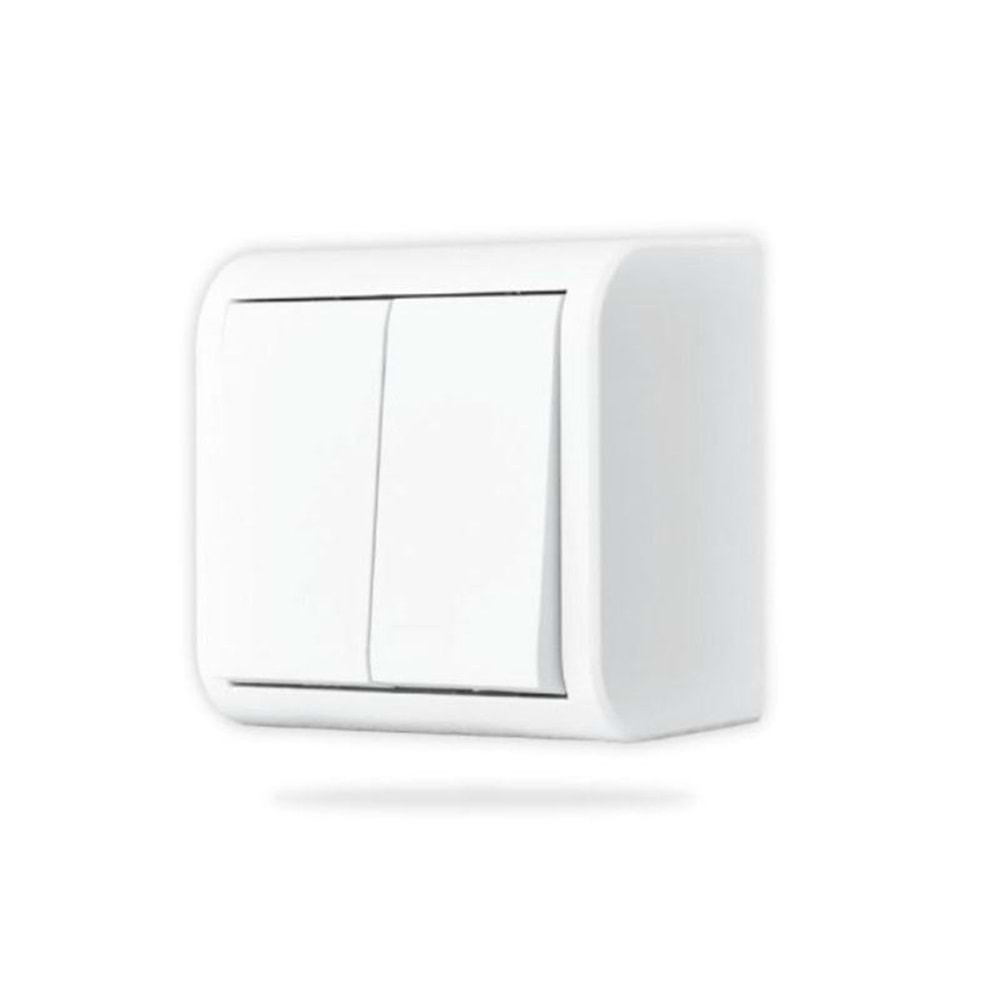 Sıva üstü İkili Anahtar 321021