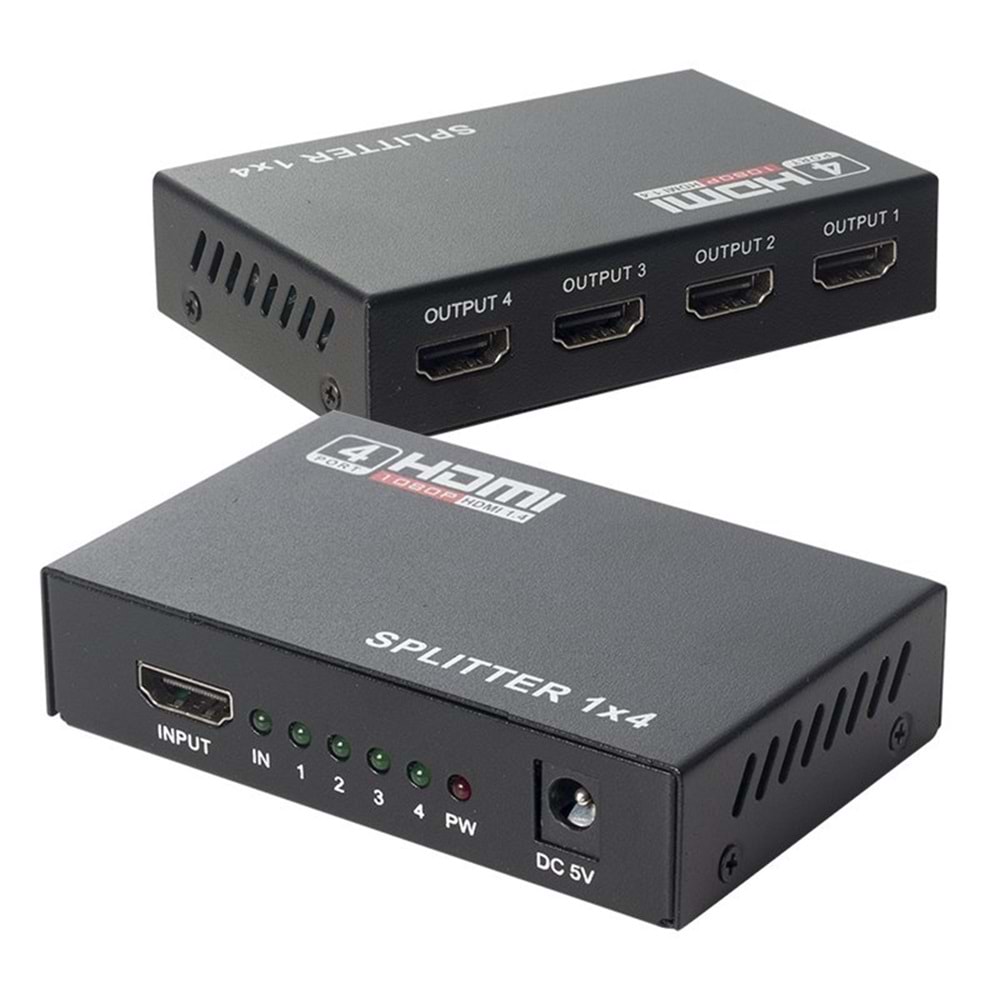 Rewel 4 Port 1080P HDMI Dağıtıcı RW 12080 415002