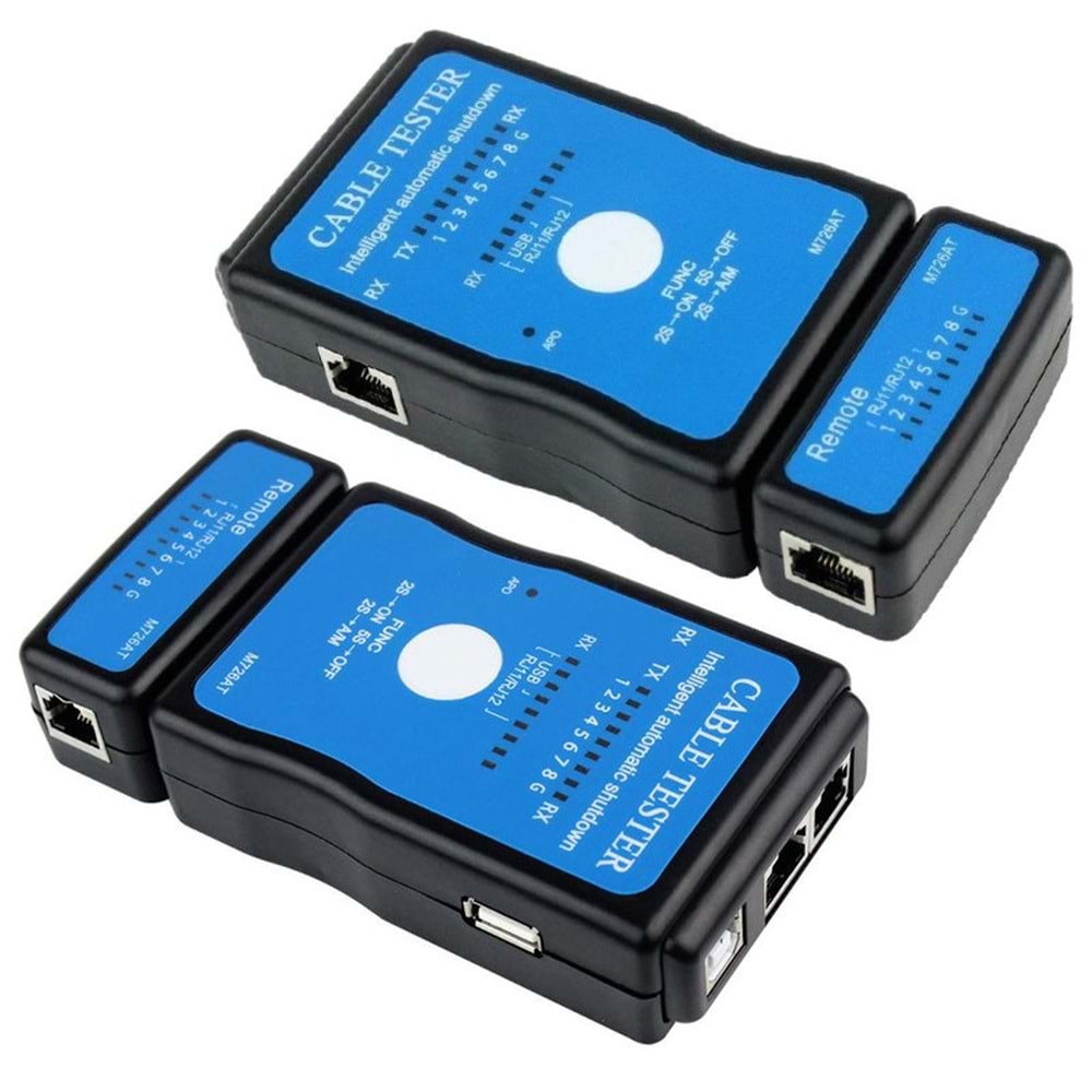 REWEL (30979) USB-RJ11-RJ45 KABLO TEST CİHAZI M-726AT 640037