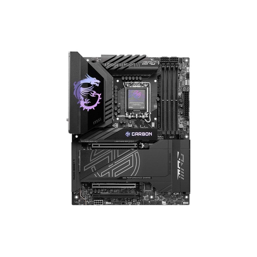 MPG Z890 CARBON WIFI DDR5 9200(OC) DVI HDMI ATX