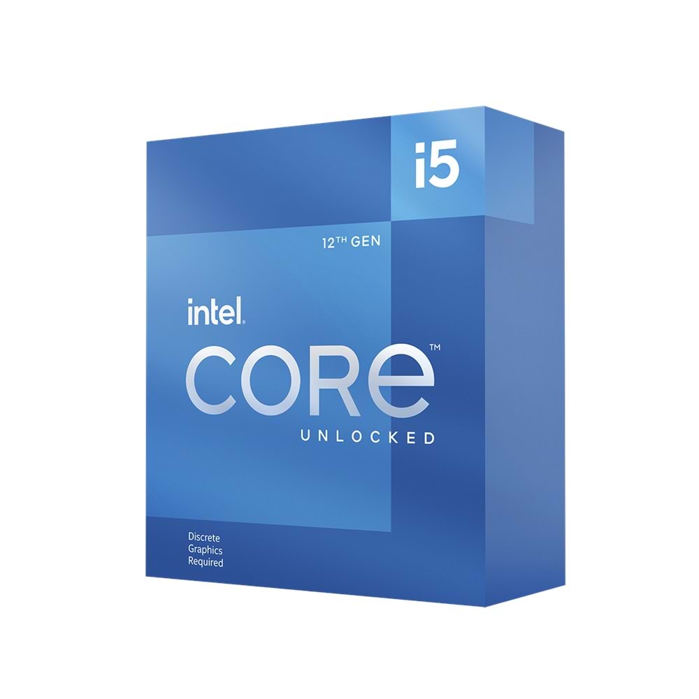 INTEL CORE i5-12600KF 3.70Ghz 20MB 1700p 12.Nesil FANSIZ BOX