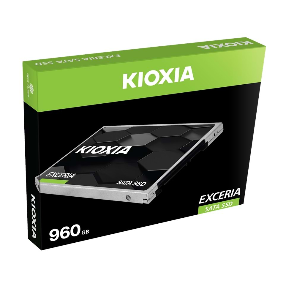 960GB KIOXIA EXCERIA 2.5" 3D 555/540 MB/sn 3Yıl (LTC10Z960GG8)