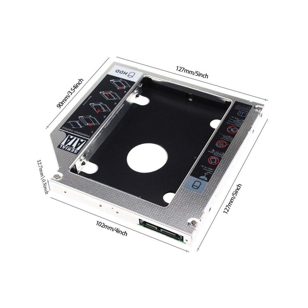 CODEGEN CDG-HDC-127 2.5" 12.7MM NOTEBOOK OPTİK SATA DİSK DÖNÜŞTÜRÜCÜ