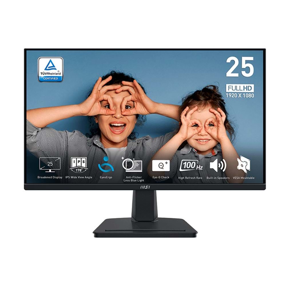MSI PRO MP251P 24.5" 1920X1080 1MS 100HZ IPS FULL
