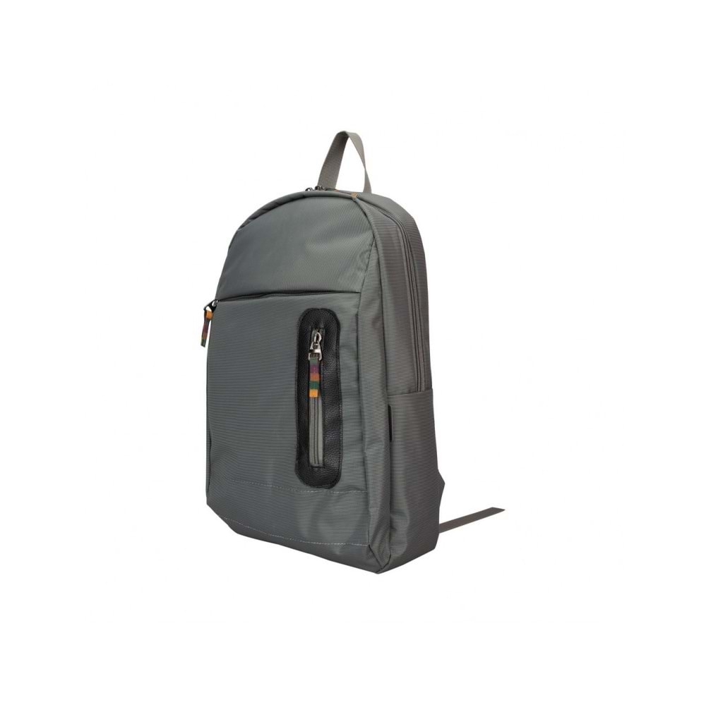 PLM CASTELO 15.6" NOTEBOOK SIRT ÇANTASI SOGUT GRİ