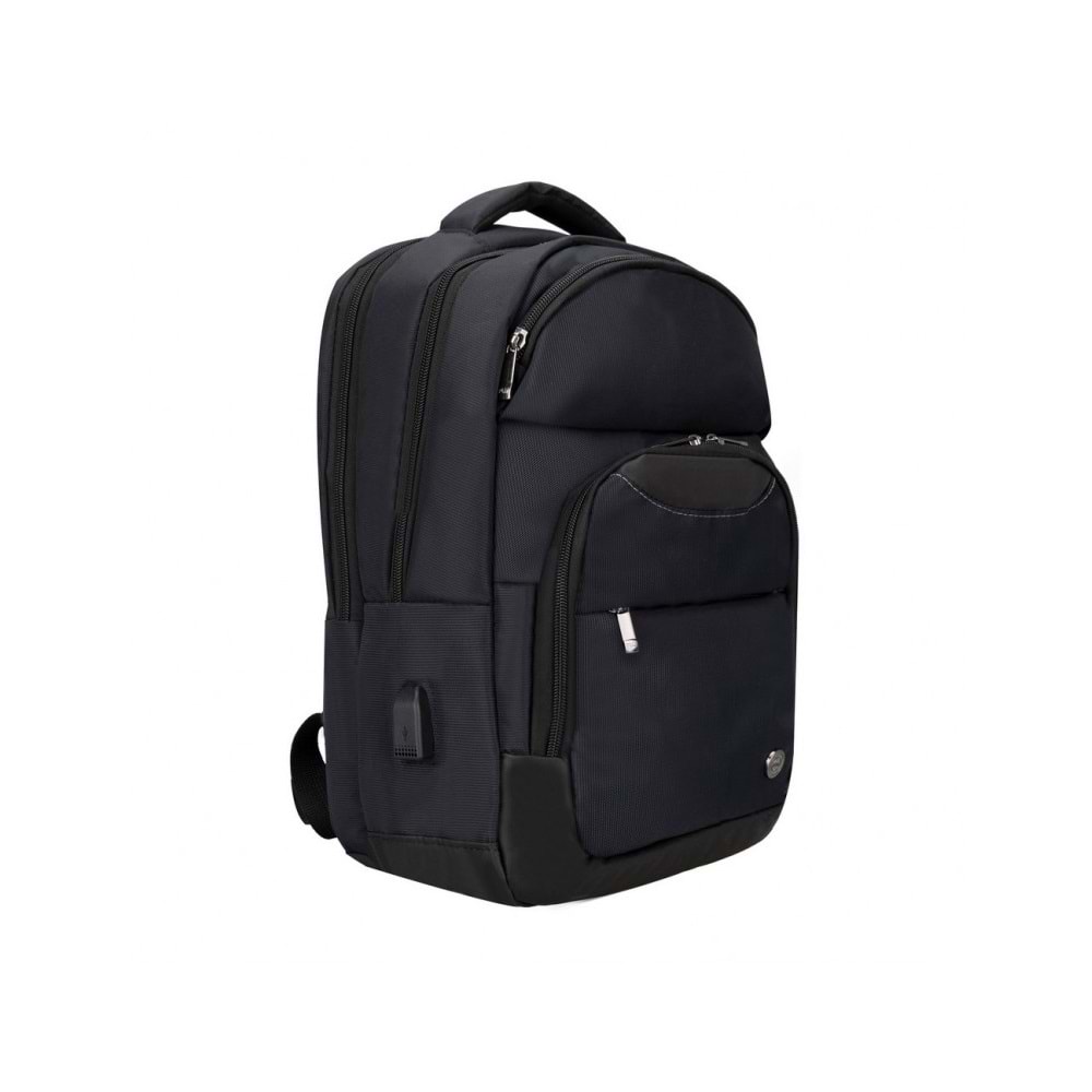PLM MONZA 15.6" NOTEBOOK SIRT ÇANTASI SİYAH