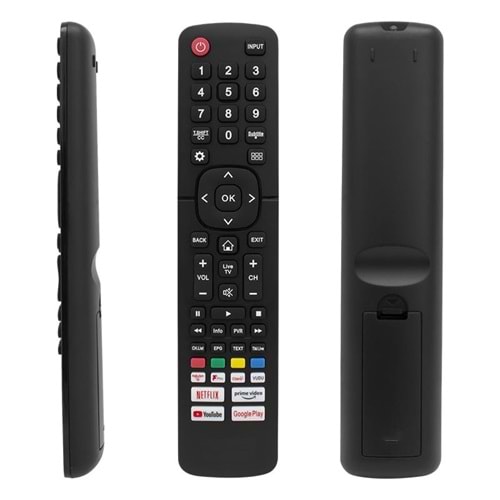 Hısense L1335 Plus2 Hısense Netflıx-Prıme-Youtube-Rakuten-Google Play-Vudu Tuşlu Lcd Led Tv Kumandası 124073