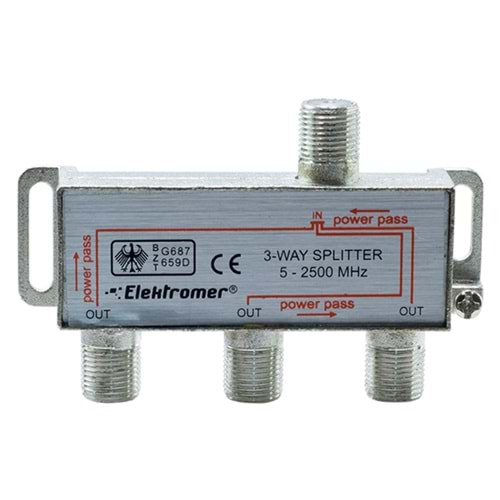 Splitter 1/3 bölücü 5-2400 Mhz 170002