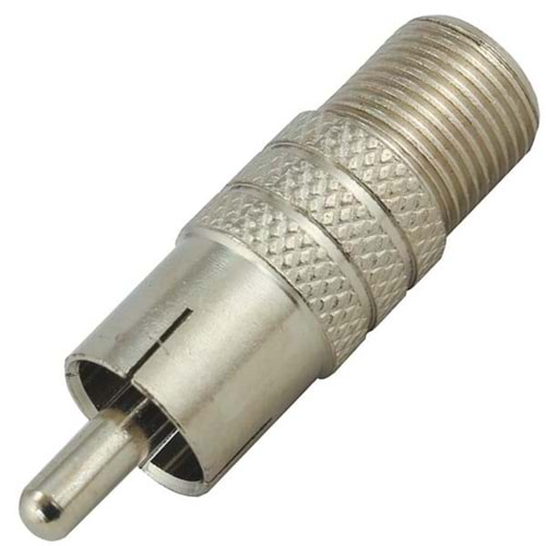 F Konnektör Dişi/Rca Erkek Konnektör 180015