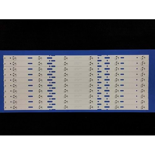Arçelik Beko Grundig Tv LED BAR 10 lu takım 10x52,5 cm uyumlu tv kodları A48-LB-6436 , B48-LW-5433 , A48-LB-5533 284119-C5
