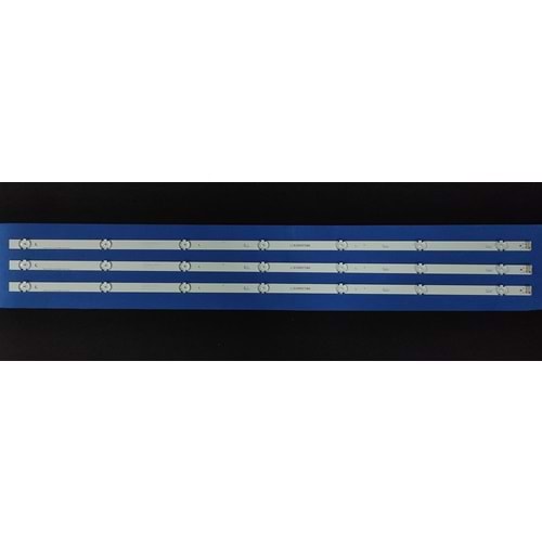 LG Tv LED BAR 43 inç 3 lü takım 3x83cm uyumlu tv kodları 43LK5900PLA, 43UJ630V, 43LJ595V, 43LJ594 LC4349 0058A, 43LJ594V, LG INNOTEK 17Y 43INCH_ A-TYPE LED_ARRAY_REV0.0_160907 43UJ65_UHD_L, 35805 , LC4349 0059A,LC4349, 0058A, 43UJ6300, 284136 B11