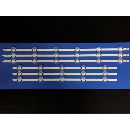 ARÇELİK BEKO ALTUS Tv LED BAR 55 inç 6 lı takım 3x61,7cm 3x51,1cm uyumlu tv kodları WCL60602-AC , WCF-60602-AC , L4_CLA_WCF_E5_FAM_L5_R1.0 , L4_CLA_WCF_E5_FAM_R6_R1.0 , LM41-00655A , LM41-00656A ARÇELİK A55L 8900 LED BAR 284137-c9