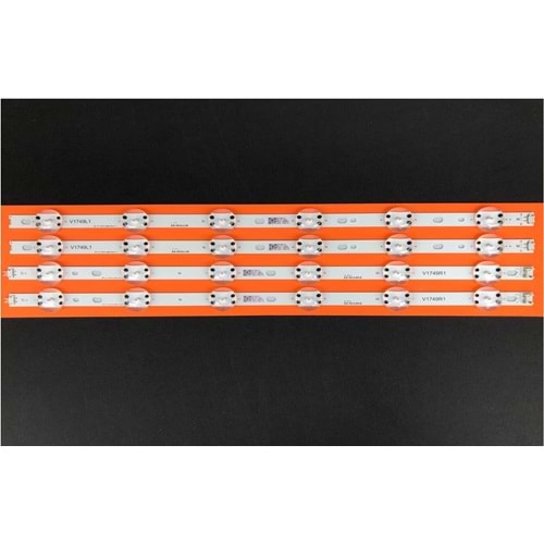 LG Tv LED BAR 49 inç 4 lü takım 2x51,6cm 2x50,9cm uyumlu tv kodları 49UJ651 , 49UJ670V , 49UJ6565 , 49UV340C 6916L-2863B,49UJ651V-ZA 49UJ701V LC490DGG FK M4 , LC490DGG(FK)(MD) 284138-B13