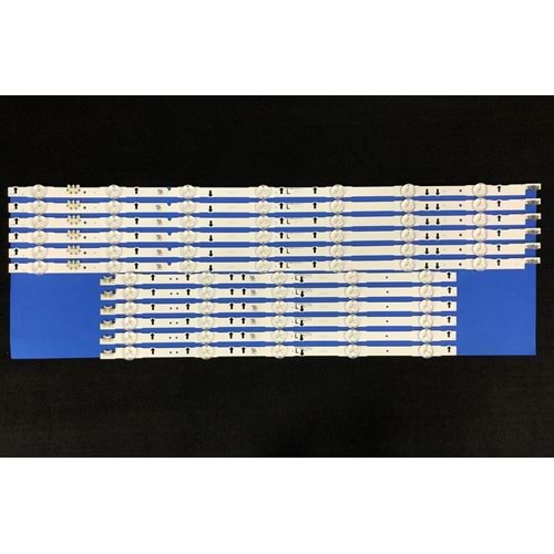 Samsung Tv LED BAR 55 inç 12 lu takım 6X70,6cm 6x47,6cm uyumlu tv kodları UE55H6500AL/UE55H6290/UE55H6270/UE55H6470 UE55H6470, UE55H6500, D4G-550DCA-R3, D4G-550DCB-R3 LH55DBE/UA55J5088AJ/t550HVF0/UE55H6650ATXUA A B SAMSUNG_2014SVS55_3228, 284149-F13
