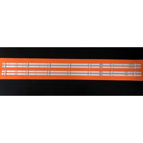 Vestel Seg Hi-level Finlux Tv LED BAR 43 inç 4 lü takım A7m--2x80,3cm B7m-2x80,3 cm uyumlu tv kodları 43FD7300 LED TV290DLBN/MB110S ZP_17MB110 43280DLBN, 43