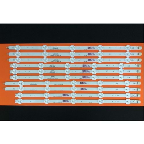 LG Tv LED BAR 42 inç 10 lu takım 5mR1-2x39,8cm 5mR2-2x43,2cm 5mL1 3x41,3cm 5mL2 3x41,9cm uyumlu tv kodları 42LA6200-42LP360C-CA 42LA613 42LA620S 42LN5700 42LN541 42LN549 42LN5300 A3DF 6916L-1412A, 42LN5700 42LA6200 42LN5400 42LN5403 284189-B16