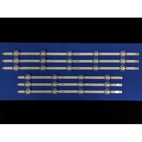 Arçelik beko Tv LED BAR 49 inç 6 lı takım Left-4m-41,2cm Rıght-5m-53,6 cm uyumlu tv kodları A49L8860 A 49L 8860 49L8860 49GCU 7905 49GCU7905 49 GCU 7905 A49 L 8850 A49L8850 B49L 8850 284257-C7