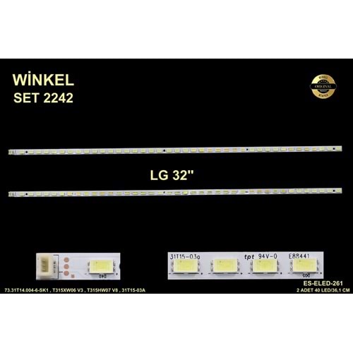 LG Slim Led Bar 32 inç 36,1cm 40 Ledli Tv Led Bar 284353-Z17