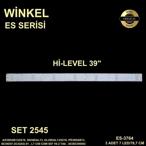 Sunny hi-level Tv LED BAR 39 inç 3 Lü Takım 3 X 78,7 CM 7 Mercek 284621-U23