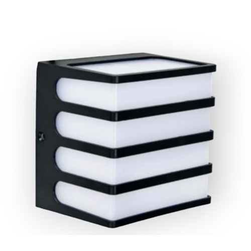 Horoz CUBE-G 8W 4200K SİYAH BAHÇE ARMATÜRÜ 076-069-0008 312139