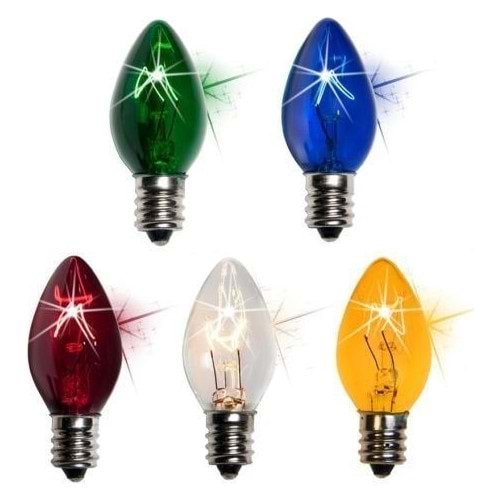 Rewel C7 E14 Duy Lu Renkli Tuz Lambası Renkli Parfüm Ampul (Karışık Renk) 313053