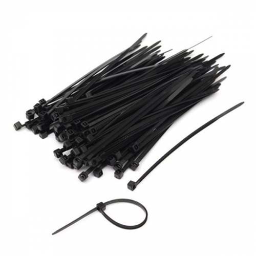 2,5x 200mm ( 20cm) SİYAH PLASTİK KABLO BAĞI 100 ADET 341008