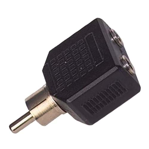 1 Rca Erkek / 3,5 mm Stereo 2 Dişi Çevirici Jack 631030