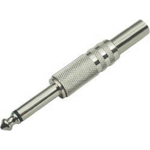 isotto 6,3 mm Gitar Jack Mono Gümüş Metal 631088