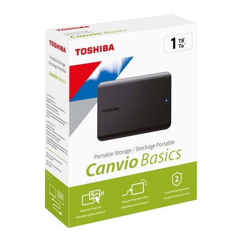 1TB CANVIO BASICS 2.5" USB3.2 G1 TOSHIBA HDTB510EK3AA