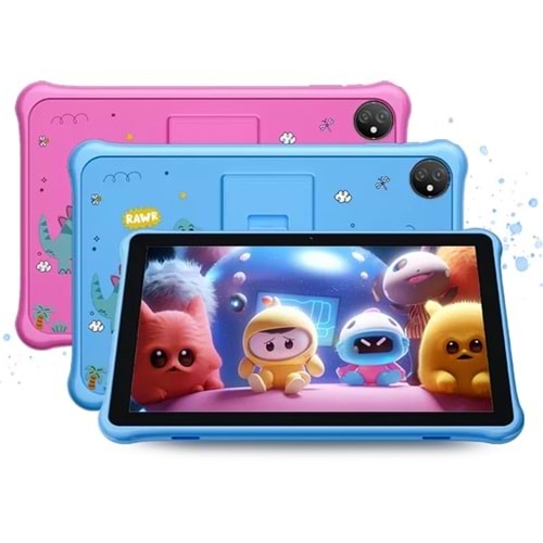 Blackview Tab30KIDS Tablet 10.1"/6 GB/64 GB/8 MP/Android13+Kılıf Dahil (Mavi)
