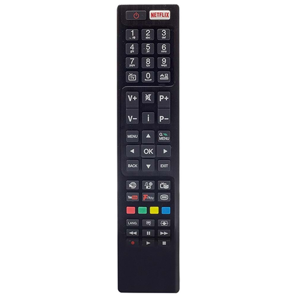 Vestel Netflix-Youtube-Play Tuşlu Lcd Tv Kumandası 123004-U13