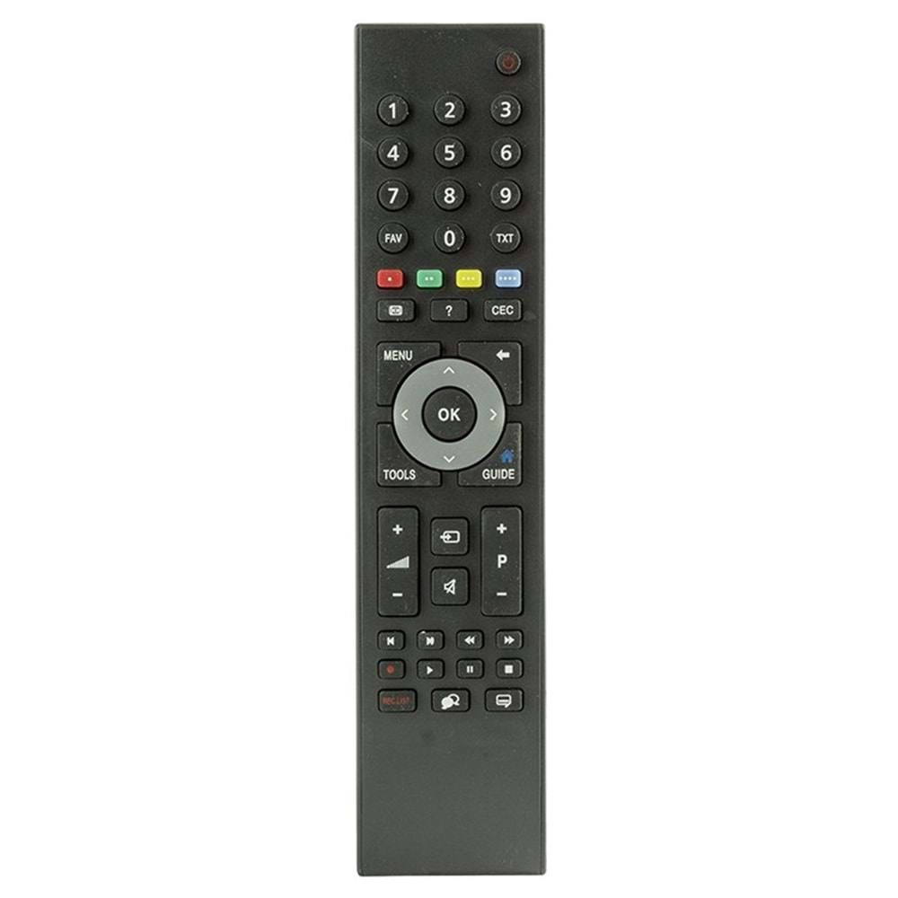 Arçelik-Beko Metalik Göbekli Lcd TV Kumandası 123094-V10V11